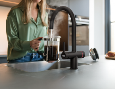 Franke Maris water hub 4L boiler 3-1 met Touch elektronische kokend water kraan mat zwart 160.0702.518