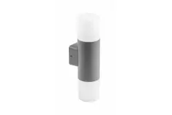 Iluminatul de grădină Lighting Corta, lampa de perete în culoarea antracită pentru 2 surse de lumină 1289002.