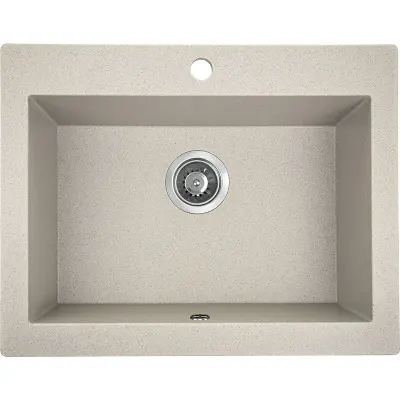 Ferma Aquadesign între sau deasupra chiuvetei de granit bej nisip 58x49cm 1208958164.