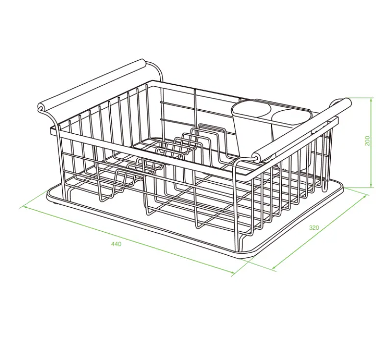 EPKA Bamboo Suport de vase negru din oțel 1208958219