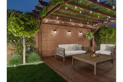 Decor Ghirlandă de grădină 10m AC220-240V 50-60Hz 10xE27 2x0 75mm 1208958646