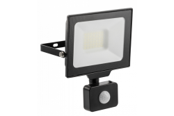 Proiector LED G-TECH cu senzor de mișcare, 30W, 3000lm, AC220-240V, 50/60 Hz, PF>0,9, RA>80, IP65, 120°, 6000K, negru 1208959177
