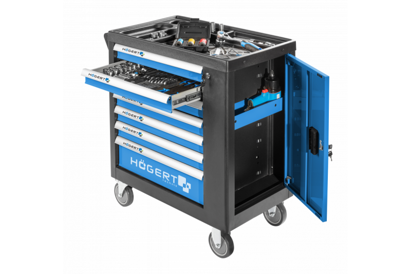 Hoegert Dulap pentru unelte cu 7 sertare și ușă laterală 1208962009