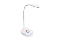 Decor Lampă de masă GALACTIC LED 3W 120lm 5V DC 4000K RGB bază încărcare USB corp alb. 1208962483