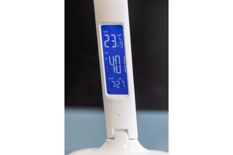 Decor Lampă de masă GALACTIC LED 5W 240lm AC220-240V 50/60Hz culori schimbabile (3000K 4000K 6000K) calendar alarmă termometru corp alb 1208962484