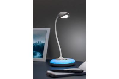 Decor Lampă de masă GALACTIC LED 5W 240lm 5V DC 4000K RGB bază USB încărcare corp alb. 1208962485