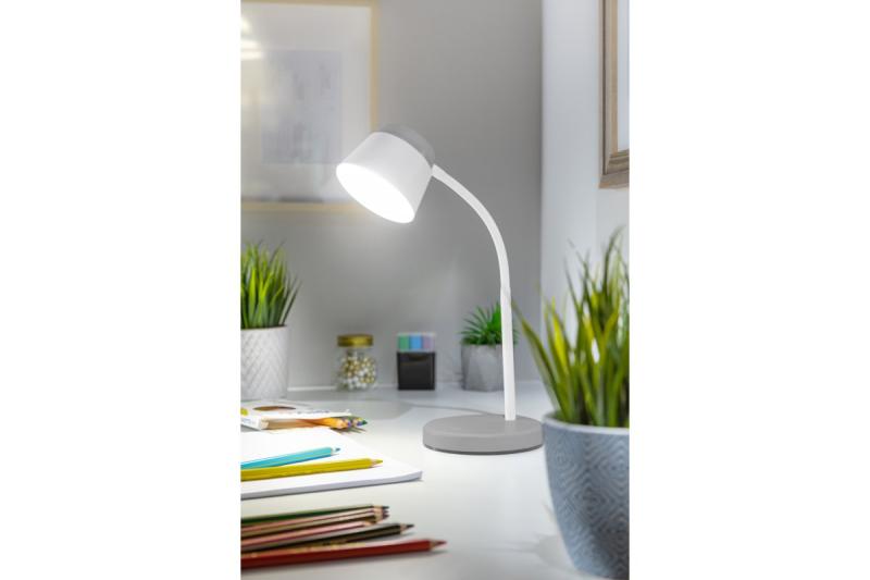 Decor Lampă de birou Helin 6W 350lm AC220-240V 3-CCT PF> 0 5 RA>80 Gri 1208962491