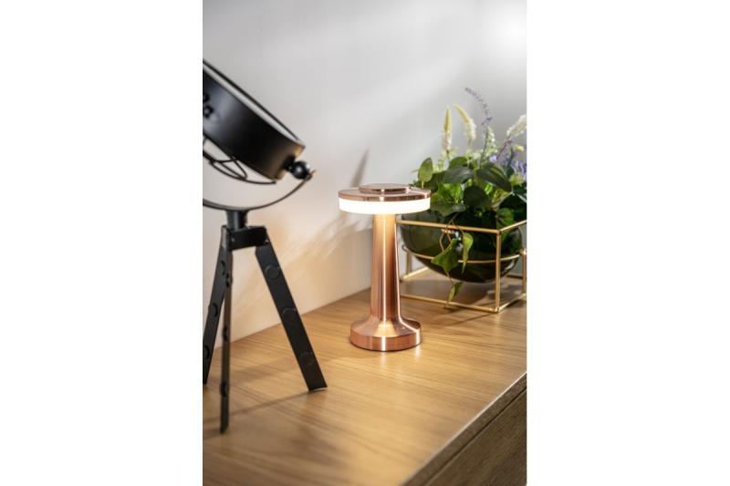 Decor Lampă de birou Monum 3W 200lm DC 5V 1A 3000 K 3 buc. Reglare intensitate baterie 1800 mAh cupru. 1208962506