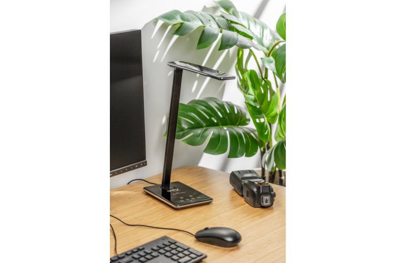 Decor Lampă de birou Tritton 6W 340lm AC220-240V 4-CCT Încărcare wireless USB PF>0 5 RA>80 negru 1208962518