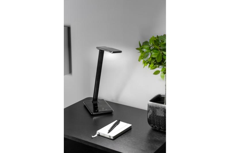 Decor Lampă de birou Tritton 6W 340lm AC220-240V 4-CCT Încărcare wireless USB PF>0 5 RA>80 negru 1208962518