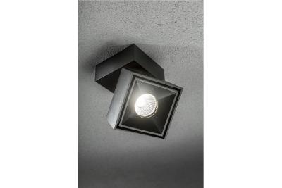 Decor Luminară LED BIANCO 8W 680lm AC220-240V 50/60 Hz PF>0 9 Ra≥80 IP20 IK06 36° 4000K pătrată neagră. 1208962670