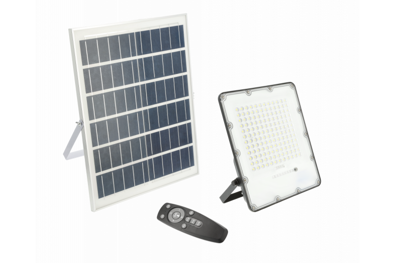 Proiector LED BRAVOS, 200W, 2000lm, 6400K, IP65, 120°, panou solar, telecomandă, 3 ani 1208962683