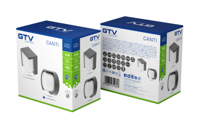 Decor Fixtură de fațadă CANTI LED 12W 1000lm AC220-240V 50 / 60Hz IP65 4000K 1208962698