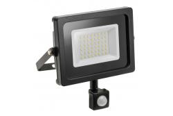 Proiector LED iNEXT cu senzor de mișcare 30W 2400lm, PF>0,9, RA>80, IP65, 120°, 6400K, corp negru 1208962860