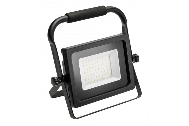 Proiector LED iNEXT (portabil) 30W 2400lm, PF>0,9, RA>80, IP65, 120°, 6400K, corp negru 1208962861