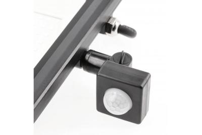 Proiector LED iNEXT cu senzor de mișcare 50W 4000lm, PF>0,9, RA>80, IP65, 120°, 6400K, corp negru 1208962862