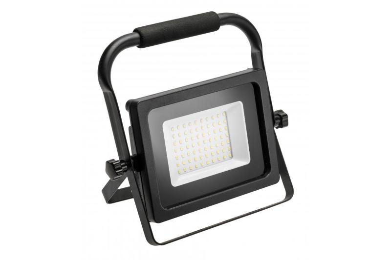 Proiector LED iNEXT (portabil) 50 W 4000 lm, PF>0,9, RA>80, IP65, 120°, 6400 K, corp negru 1208962863