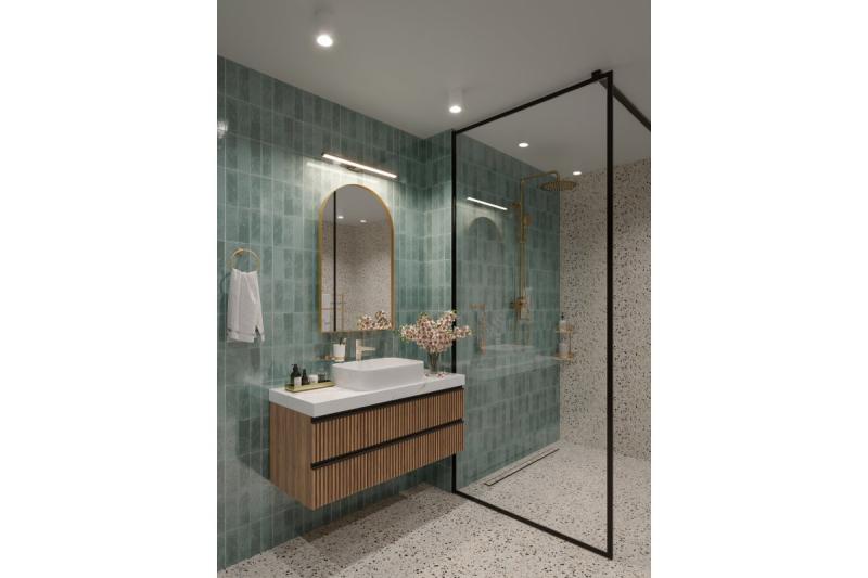 Decor Luminară cu LED Catania 600mm 12W AC220-240V 50/60Hz 4000K IP44 RA >80 960lm Negru 1208962887