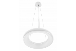 Decor Lustra LED LEON 35W 3200lm AC220-240V 50/60Hz 120° IP40 4000K suspendată/plafon alb 1208962911