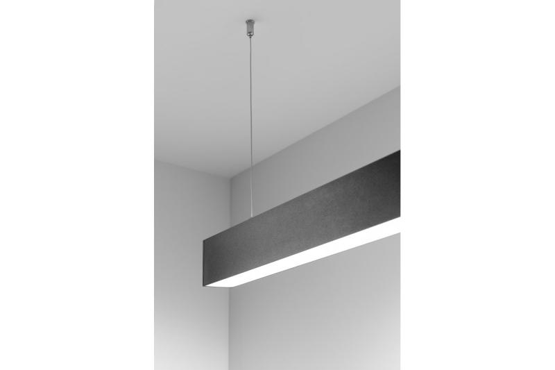 Decor Luminărie liniară cu LED-uri LUNA-A 40W 3200lm AC220-240V 50-60Hz 100° RA>80 PF>0,9 AL/PC 4000K 120cm negru. 1208962939