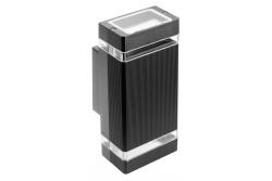 Decor Luminară de perete cu două direcții NESSA GU10 MAX.2x50W IP54 AC220-240V 50/60Hz negru 1208963007