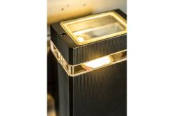 Decor Luminară de perete cu două direcții NESSA GU10 MAX.2x50W IP54 AC220-240V 50/60Hz negru 1208963007