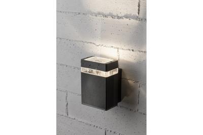 Decor Luminarul de perete cu o singură direcție NESSA GU10 MAX. 50W IP54 AC220-240V 50/60Hz negru. 1208963009