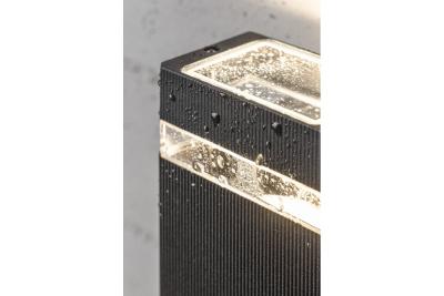 Decor Luminarul de perete cu o singură direcție NESSA GU10 MAX. 50W IP54 AC220-240V 50/60Hz negru. 1208963009