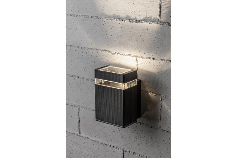 Decor Luminarul de perete cu o singură direcție NESSA GU10 MAX. 50W IP54 AC220-240V 50/60Hz negru. 1208963009
