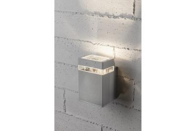 Decor Luminarul de perete cu o singură direcție NESSA GU10 MAX. 50W IP54 AC220-240V 50/60Hz gri. 1208963010