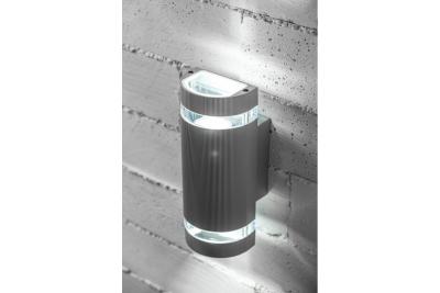 Decor Luminară de perete cu două direcții SILVA GU10 MAX 2x50W IP54 AC220-240V 50/60Hz gri. 1208963136