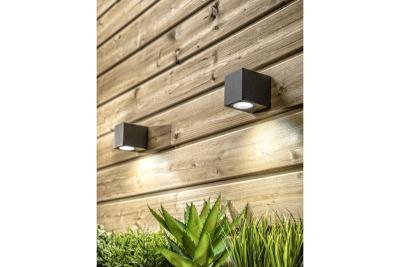 Decor Fațadă liminară unidirecțională TIAGO KW GU10 MAX.35W IP54 AC220-240V 50/60Hz negru 1208963206
