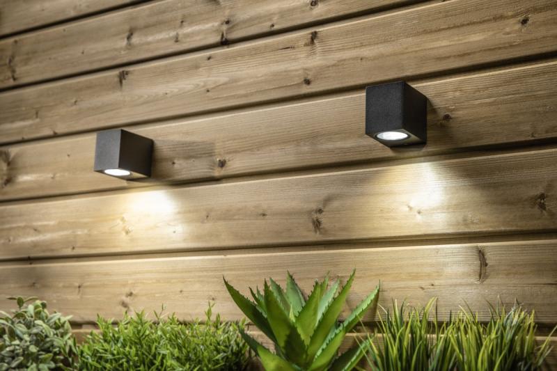 Decor Fațadă liminară unidirecțională TIAGO KW GU10 MAX.35W IP54 AC220-240V 50/60Hz negru 1208963206