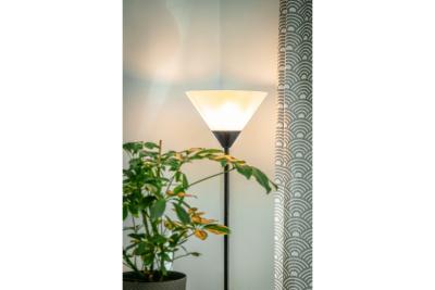 Decor Lampă de podea BENFICA 2 max 60W-E27 max 40W-E14 AC220-240V 50/60Hz negru 1208963346