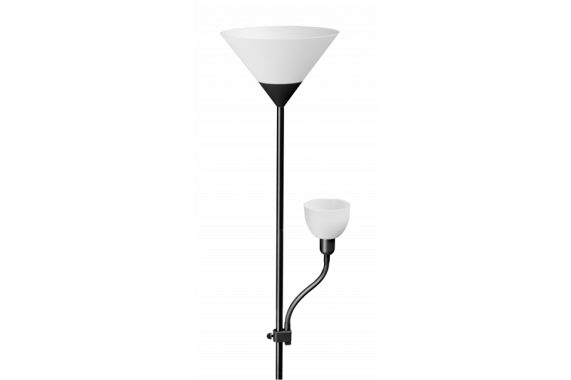 Decor Lampă de podea BENFICA 2 max 60W-E27 max 40W-E14 AC220-240V 50/60Hz negru 1208963346