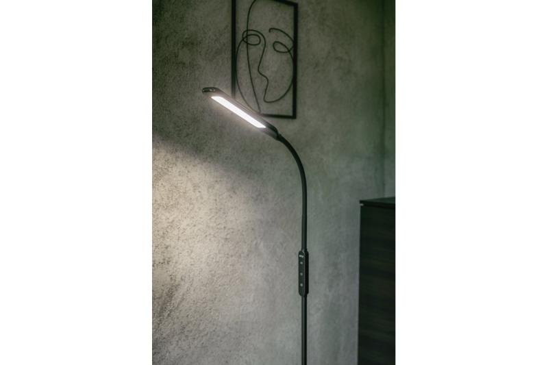 Decor Lampă de podea Vasalia 8W 450lm AC220-240V 4-CCT 5 trepte de reglare a luminii timer45' PF>0 5 RA>80 Negru 1208963348