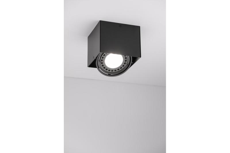 Decor Fixtură PIREO N montată pe suprafață, SINGLE, IP20, negru/negru. 1208963771