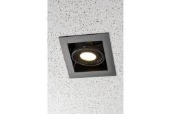 Decor Lustră de tavan PIREO montată încastrat, SINGLE, negru/negru. 1208963774