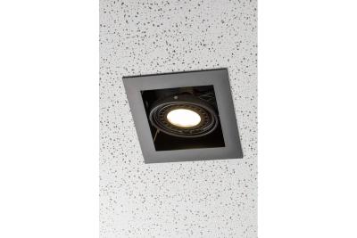 Decor Lustră de tavan PIREO montată încastrat, SINGLE, negru/negru. 1208963774