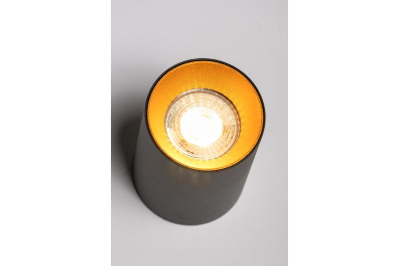 Decor Luminară de tavan AERO II din aluminiu, 70x100mm, IP20, max. 20W, rotundă, negru. 1208963809