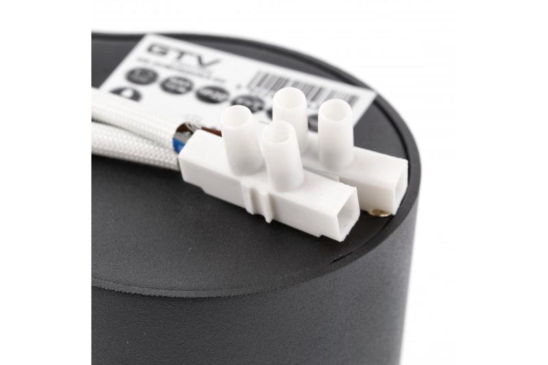 Decor Lustră de tavan AVEIRO DUO aluminiu 160x80x85mm IP20 max 20W*2 rotundă neagră 1208963826