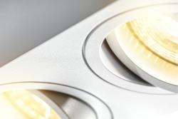 Decor Luminară de tavan AVEIRO DUO BIS din aluminiu 160x80x90mm IP20 max 20W*2 pătrată albă. 1208963833
