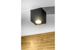 Decor Luminară de tavan AVEIRO BIS din aluminiu 80x80x90mm IP20 max 20W pătrată, neagră. 1208963836