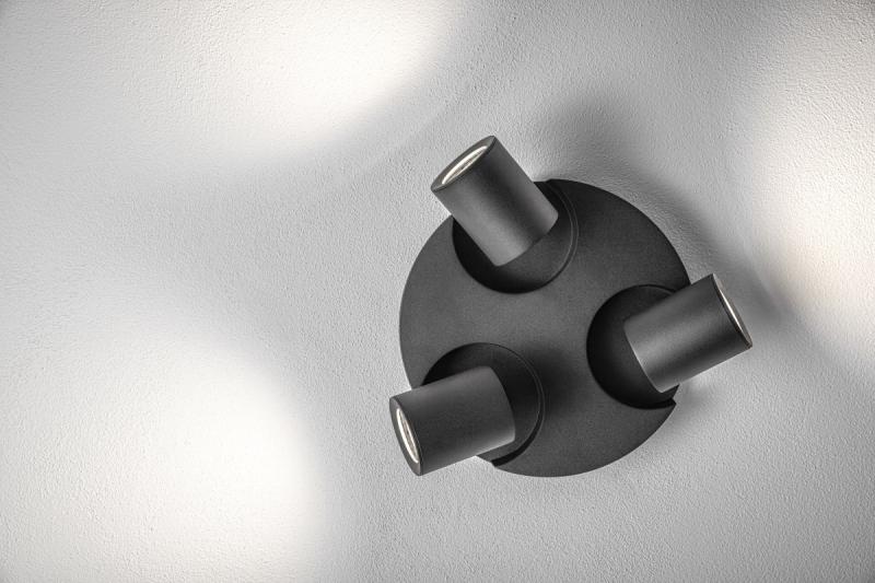 Decor Lustră de tavan BLINK II max. 250V 50/60 Hz GU10 max. 20W*3 IP 20 negru triplu 1208963848