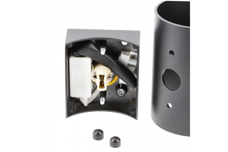 Decor Aparat de iluminat pe perete CAMPIONE din aluminiu G9 IP20 max. 40W IP20 rotund negru. 1208963851