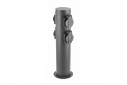 Decor Postul de grădină CORTA-P 36 IP54 AC220-240V 50-60Hz 4*Priză Schucko max.3500W post grafit 1208963859