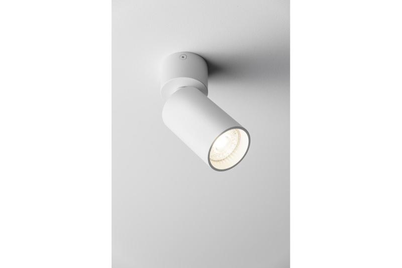Decor Luminară de tavan FARGO MINI 2 din aluminiu, 56x150mm, IP20, maxim 20W, rotundă, albă. 1208963882