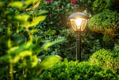 Decor Luminarul de grădină GRANDE-P E27 MAX.60W IP54 AC220-240V 50-60Hz stâlp negru. 1208963883