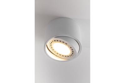 Decor Lampă de tavan ISUMI cu unghi reglabil, din aluminiu, 130x100 IP20 ES111 GU10 alb rotund. 1208963895