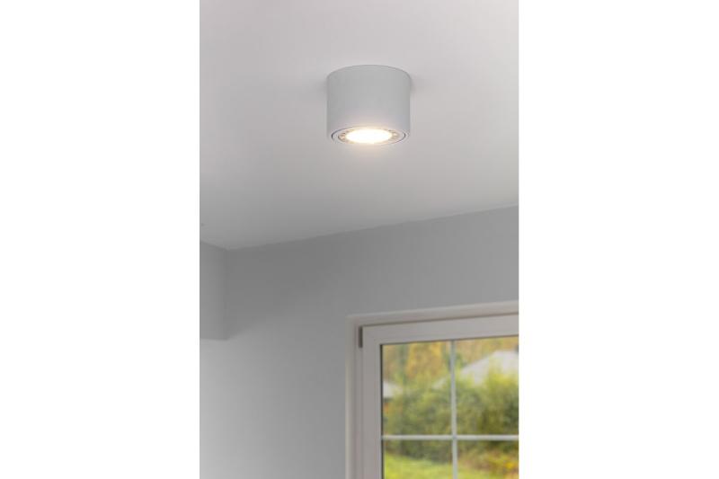 Decor Lampă de tavan ISUMI cu unghi reglabil, din aluminiu, 130x100 IP20 ES111 GU10 alb rotund. 1208963895